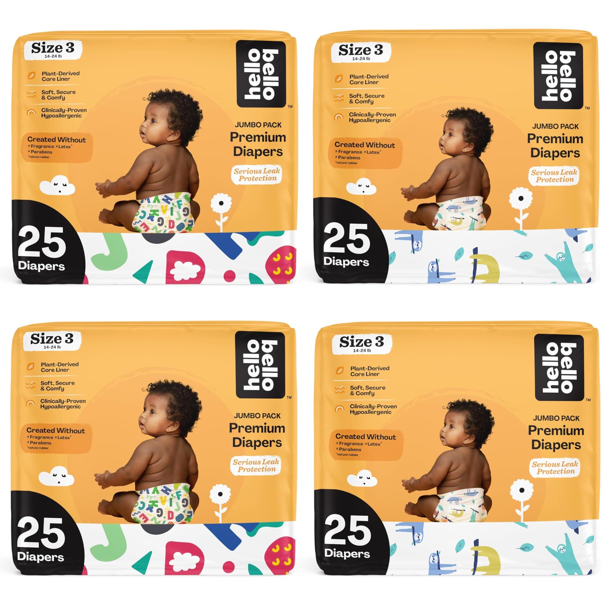 Size 3 Diapers (14-24 lbs)